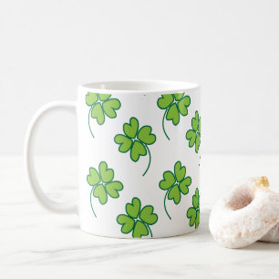 Caneca De Café Trevo de Quatro Folhas