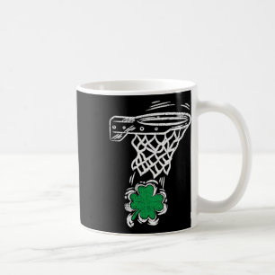 Caneca De Café Trevo de Shamrock Esboço Dia de São Patrício Espor