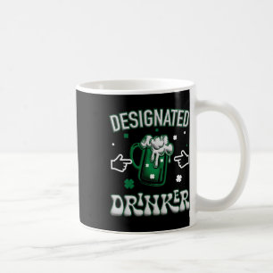 Caneca De Café Trevo Engraçado Designado Beber Irlandês St. Patty