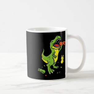 Caneca De Café Trex Comendo Coelho Funny Easter Amante de Dinossa