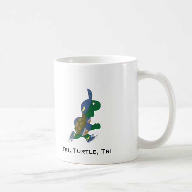 Caneca De Café Tri, Turtle, Tri (Direita)