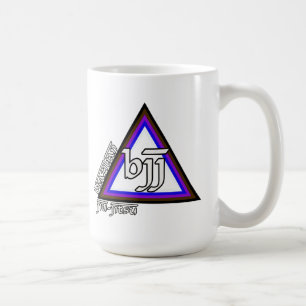 Caneca De Café Triângulo de Jiu Jitsu BJJ do brasileiro do
