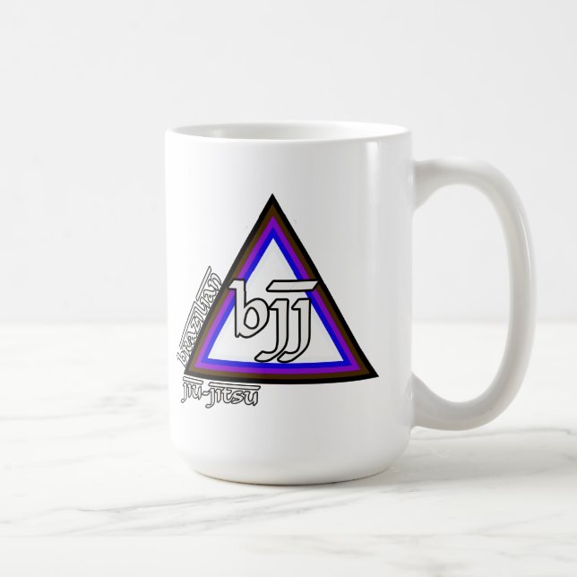 Caneca De Café Triângulo de Jiu Jitsu BJJ do brasileiro do (Direita)