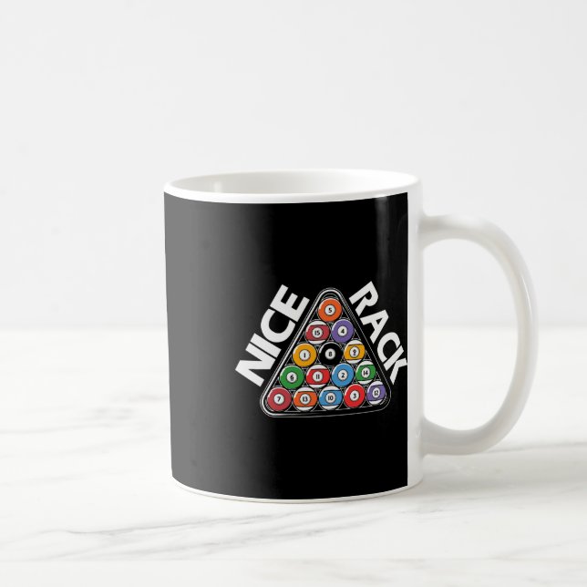 Caneca De Café Triângulo Engraçado Billiards (Direita)