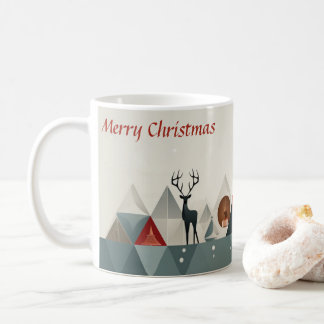 Caneca De Café Triângulo Natal Riddle: Mínima Copa de Natal