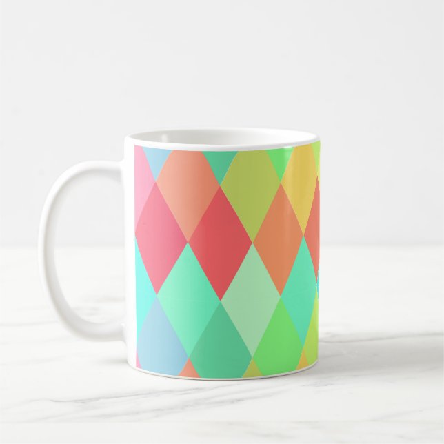 Caneca De Café Triângulos de baixo teor de poli (Esquerda)