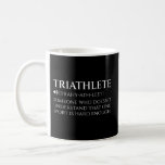 Caneca De Café Triathlete Definition Funny<br><div class="desc">Triathlete Definition Funny</div>