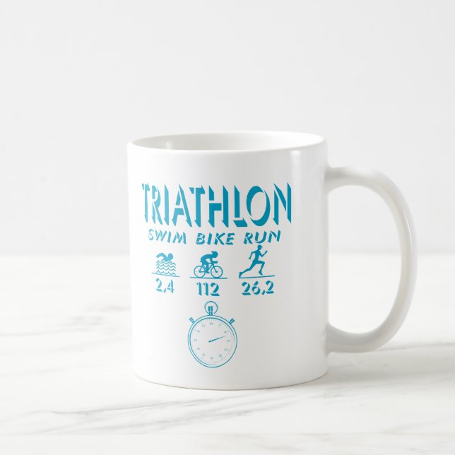 Caneca De Café Triathlon (Direita)
