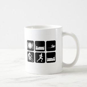 Caneca De Café Triathlon engraçado