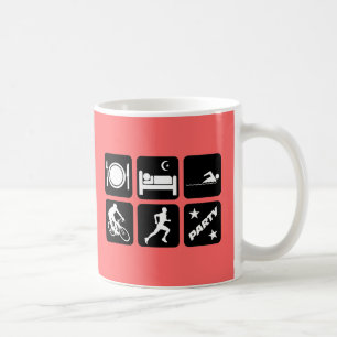 Caneca De Café Triathlon engraçado