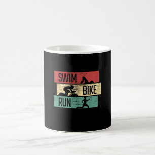 Caneca De Café Triathlon - Natação Bike Run