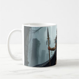 Caneca De Café Tribal Amazon Queen Mug – Ancient Warrior Fantasy 