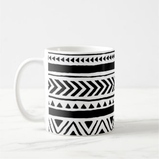 Caneca De Café Tribal Étnico: Padrões feitos à mão