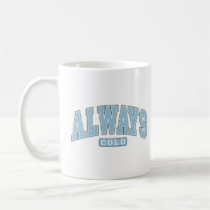 Caneca De Café Tribl - Tipografia Da Variedades De Inverno Sempre
