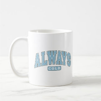 Caneca De Café Tribl - Tipografia Da Variedades De Inverno Sempre