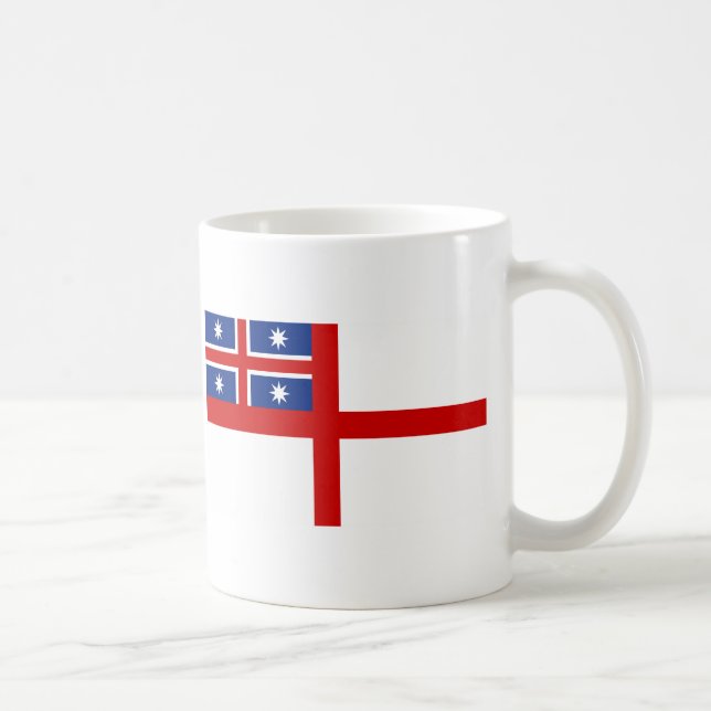 Caneca De Café Tribos unidos da bandeira de Nova Zelândia (1834) (Direita)
