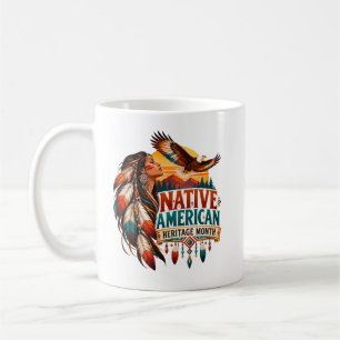 Caneca De Café Tributo ao Mês da Herança Nativa Americana