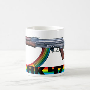 Caneca De Café Tributo retro de AK-47