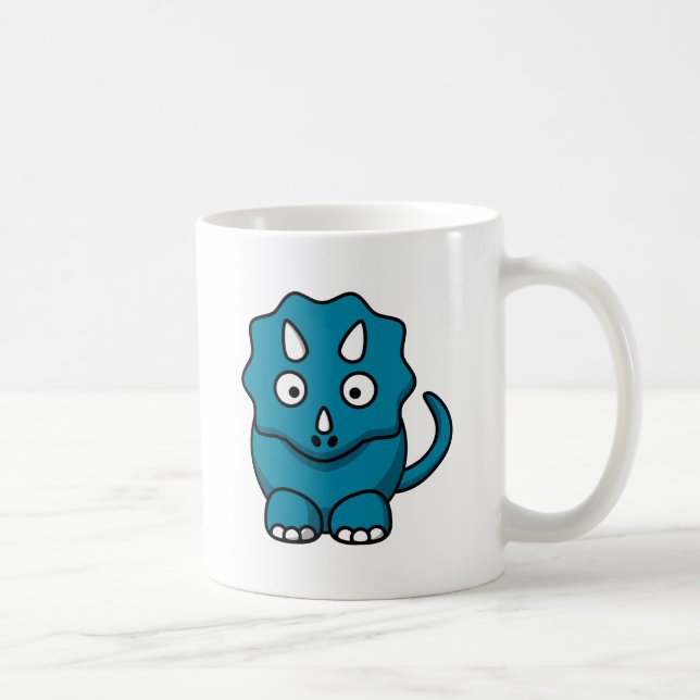Caneca De Café Triceratops Bebê (Direita)