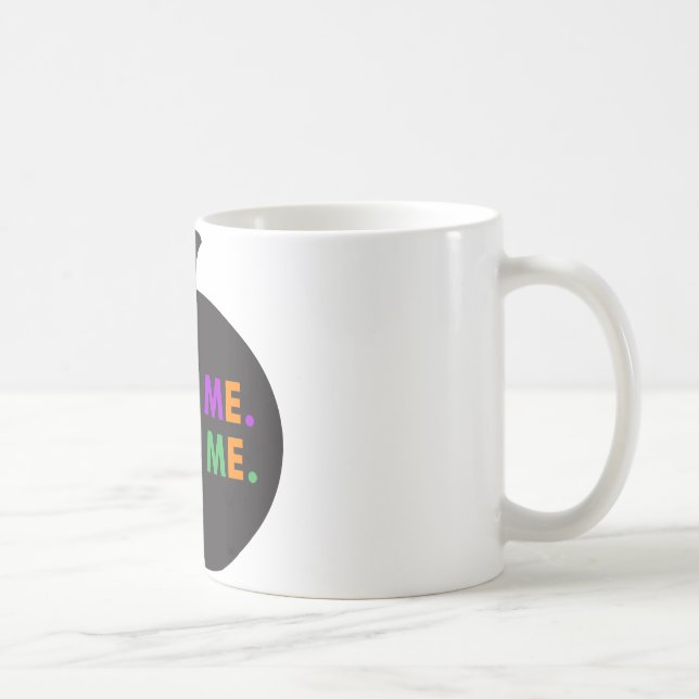 Caneca De Café Trick Me Tratar, Múltiplas Cores (Direita)