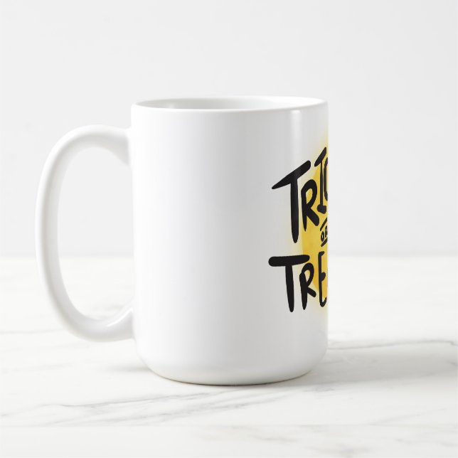 Caneca De Café Trick ou trata halloween (Esquerda)