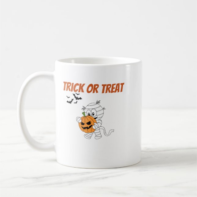 Caneca De Café Trick ou trata Mug (Esquerda)