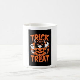 Caneca De Café Trick ou trate Halloween