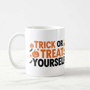 Caneca De Café Trick ou Trate-se - Dia de as Bruxas engraçado