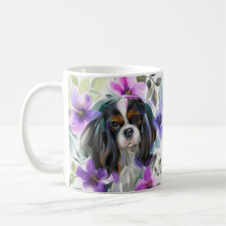 Caneca De Café Tricolor Cavalier Art Mug| roxo