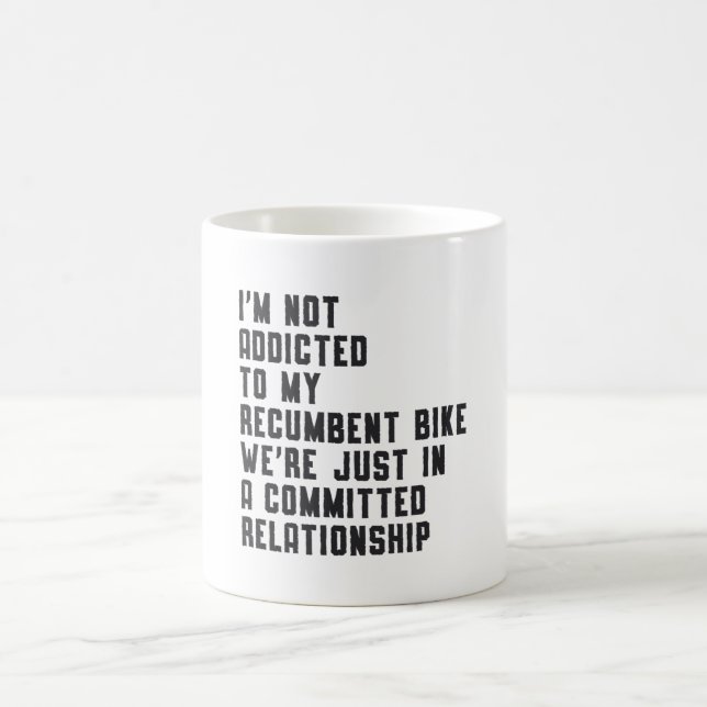 Caneca De Café Tricycle Triker Recumbent Bike Trike Retro (Centro)