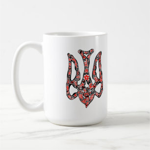 Caneca De Café Trident Trident Nacional Ucraniano trizub estiliza