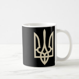 Caneca De Café Tridente da Ucrânia Brasão de Armas Bandeira Ucran