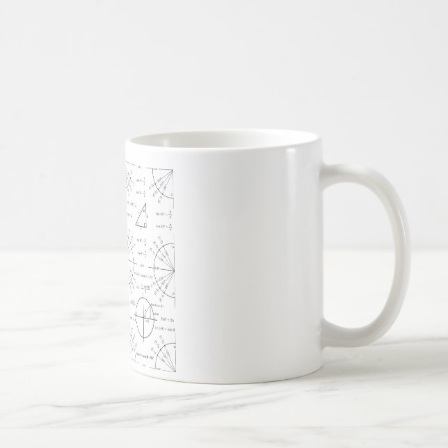 Caneca De Café Trig & Triangs (Direita)