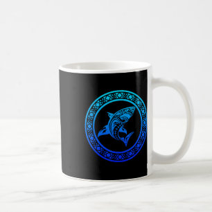 Caneca De Café Tril Shark Vintage Retro Férias de Verão