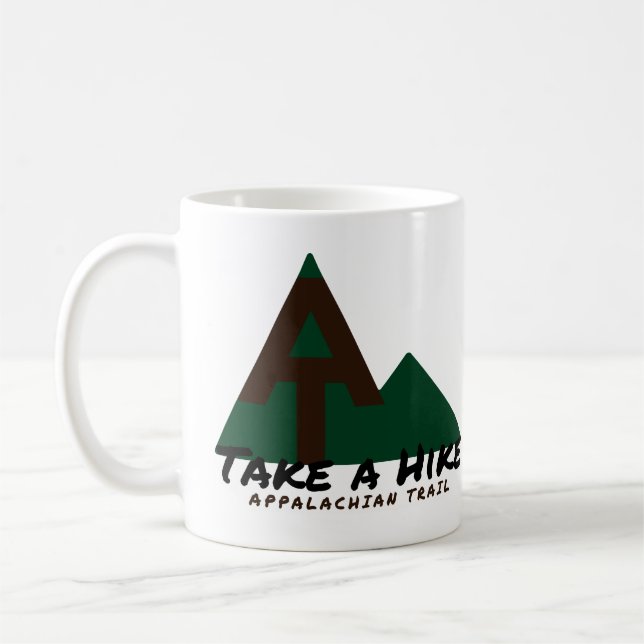 Caneca De Café Trilha Appalachian - Pegue Um Caminho (Esquerda)