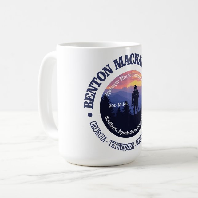 Caneca De Café Trilha Benton MacKaye (rd2) (Frente Esquerda)
