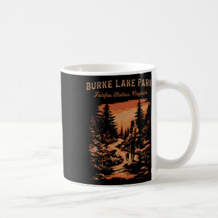 Caneca De Café Trilha de caminhada Burke Lake Park Fairfax Statio