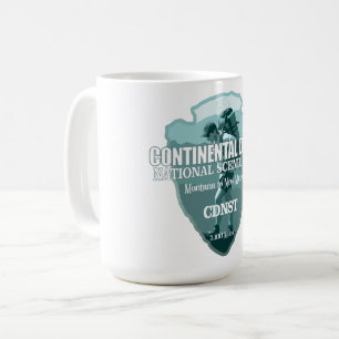 Caneca De Café Trilha de divisão continental (flecha T)