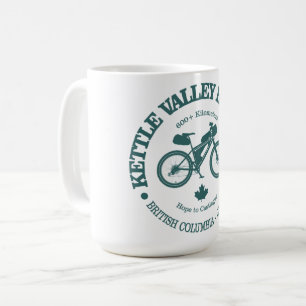 Caneca De Café Trilha de Kettle Valley (ciclismo)
