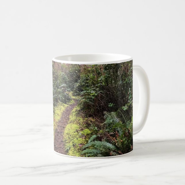Caneca De Café Trilha de Loop da Floresta Costeira, Desapontament (Frente Esquerda)