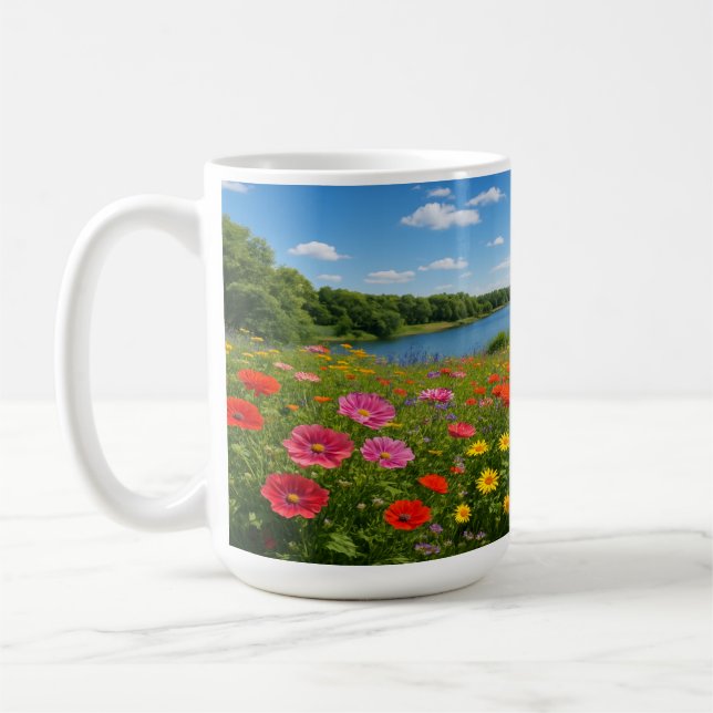 Caneca De Café Trilha de Verão (Esquerda)
