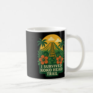 Caneca De Café Trilha Koko Head Havaí Oahu Havaiano Caminhada Cam