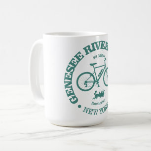 Caneca De Café Trilha Riverway Genesee (ciclismo)