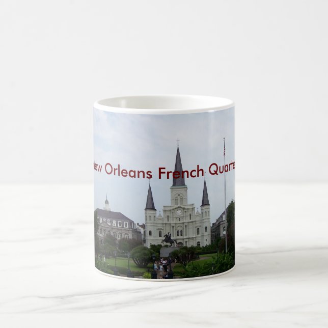Caneca De Café Trimestre Francês de Nova Orleasn (Centro)