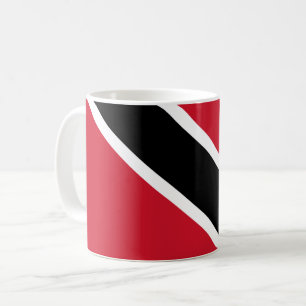 Caneca De Café Trinidad Flag Trini Strong Soca Music White Cotton