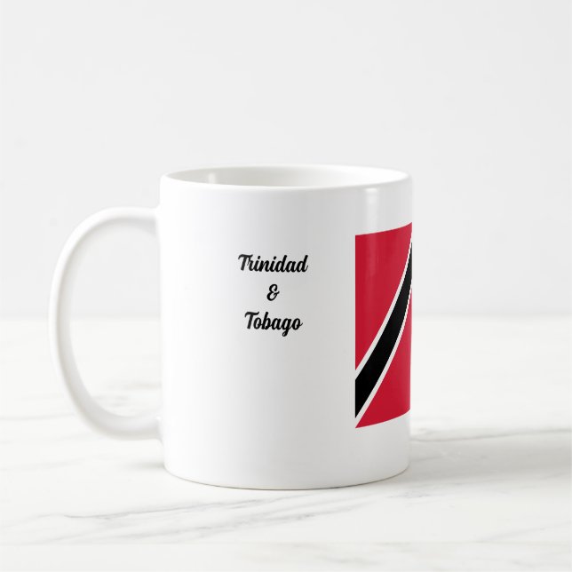 Caneca De Café Trinidad & Tobago Flag & Pan  (Esquerda)