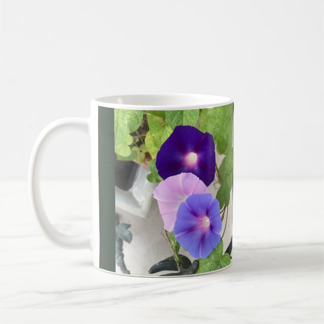 Caneca De Café Trio de Glória da Manhã (Esquerda)