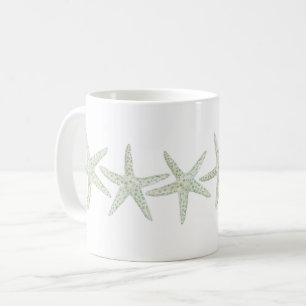 Caneca De Café Trio de Starfish da Aquarela