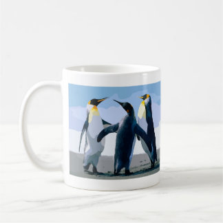 Caneca De Café Trio Penguin Reprodutor