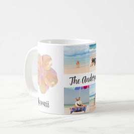Caneca De Café Trip/Ano da Família Fotográfica Hibiscus Flower Ha